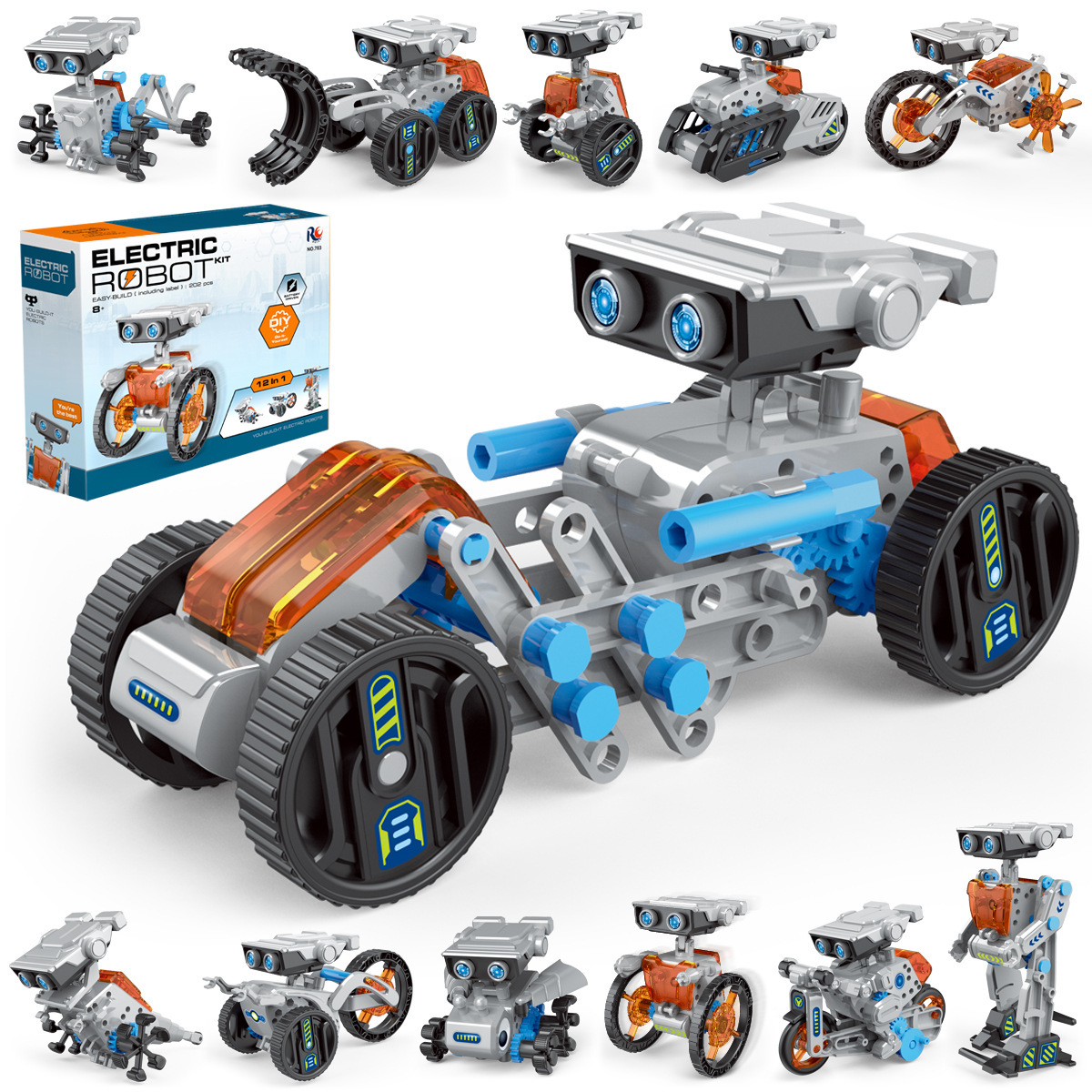 Science Robot - 12'si 1 Arada Bilim Deneyi Güneş