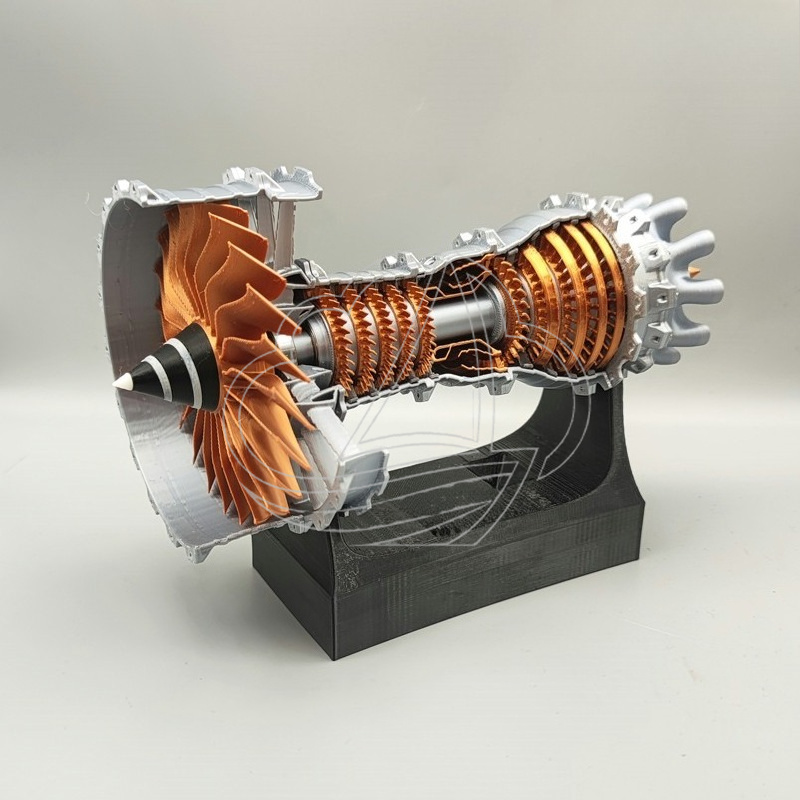 Science Hobby Kit - Mini Turbofan Motor Modeli Çalıştırılabilir Jet