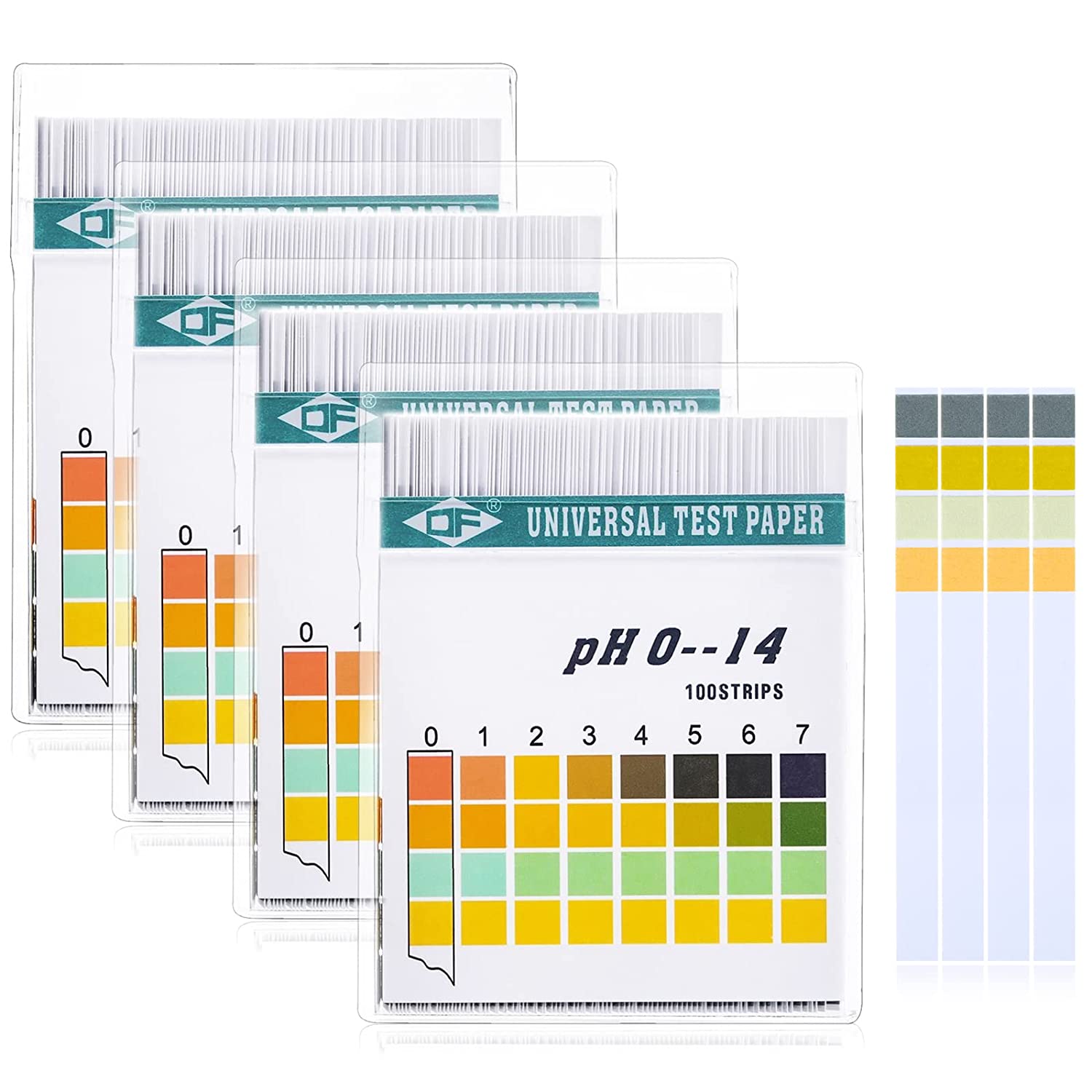 Water Testing Kit - 100 Şerit 0-14 PH Alkali Asit