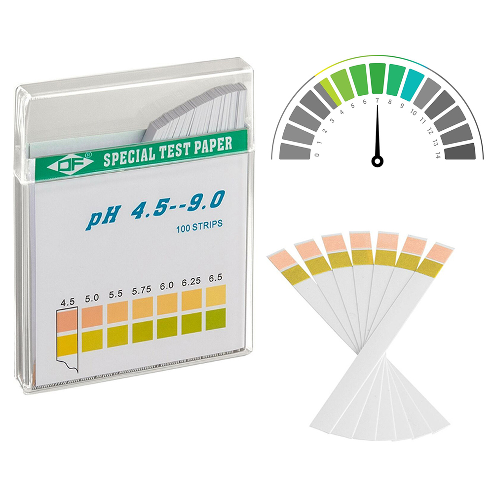 Water Testing Kit - 100 Adet PH Kağıt Şeritleri Kiti