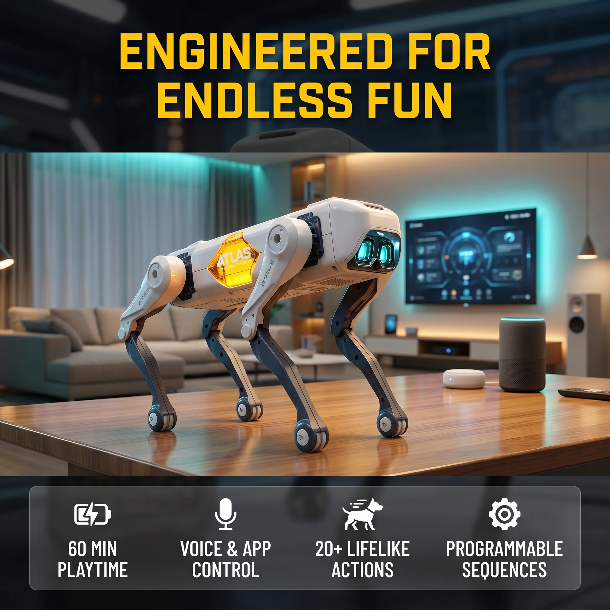 Science Robot - Yapay Zeka Akıllı Robot Köpek, Sesli