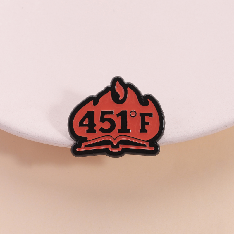 Fahrenheit 451 Kitap Emaye Pin - Science Buddies incelemesi ve fiyatı