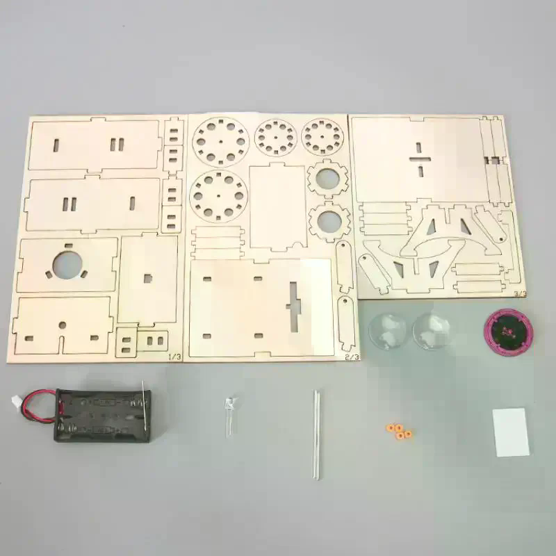 1 Set Ahşap DIY Film Projektör - Science Hobby Kit incelemesi ve fiyatı