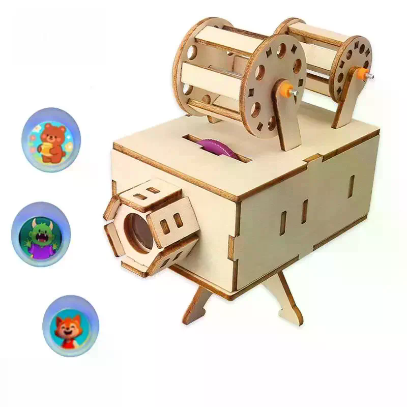 1 Set Ahşap DIY Film Projektör - Science Hobby Kit incelemesi ve fiyatı