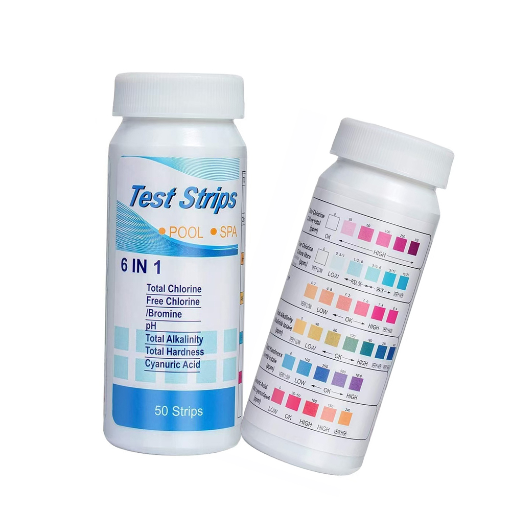 50 adet/şişe çok amaçlı 6 in 1 - Ph Strip Test incelemesi ve fiyatı