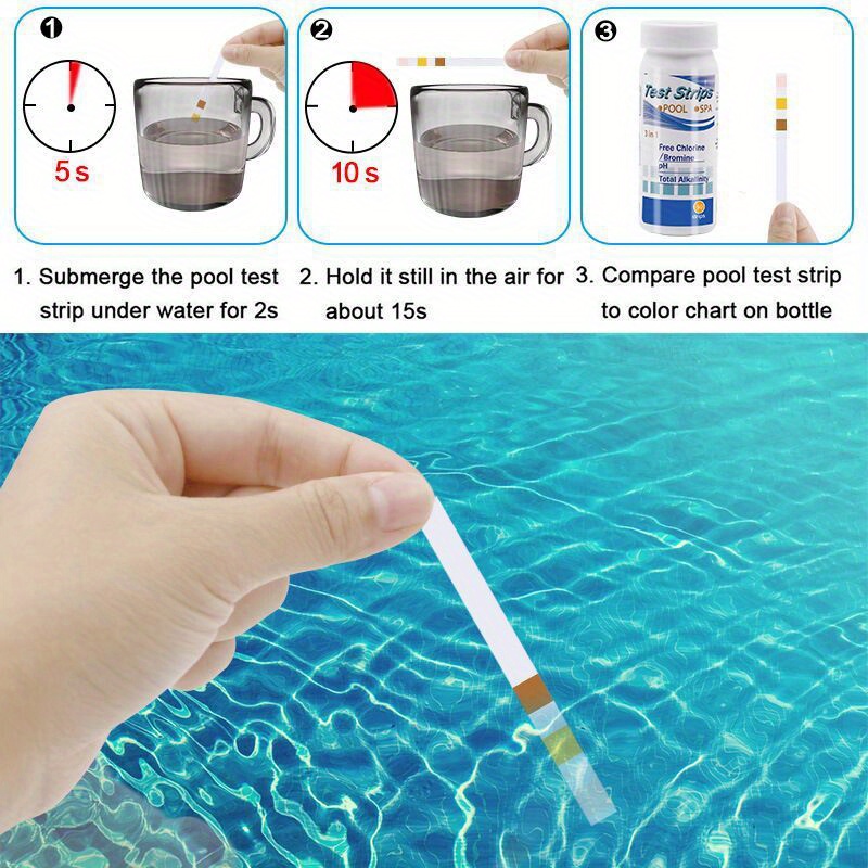 Klor PH Test Şeritleri SPA Yüz - Water Testing Kit incelemesi ve fiyatı