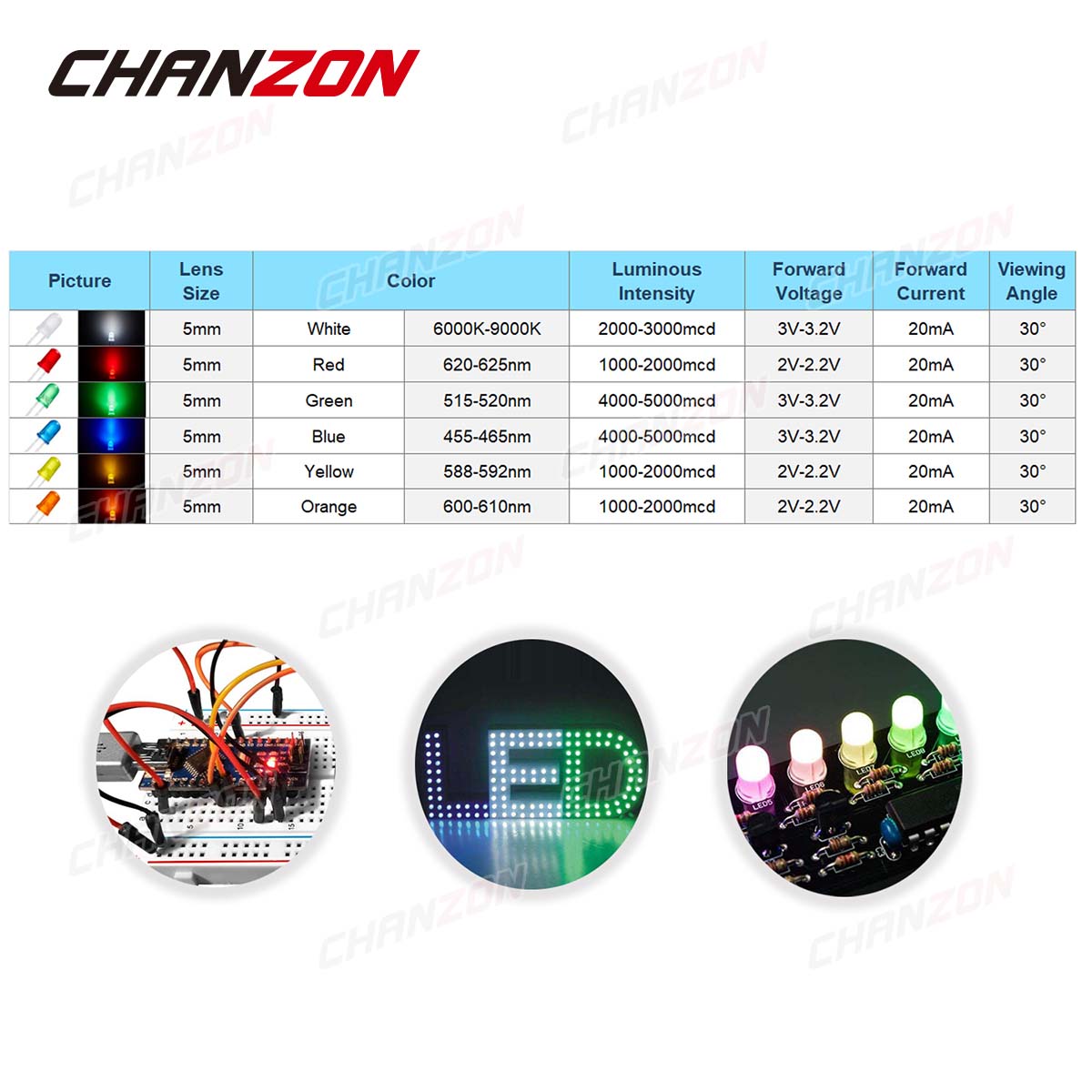 5mm Dağınık LED Diyot Kiti Lam - Science Hobby Kit incelemesi ve fiyatı