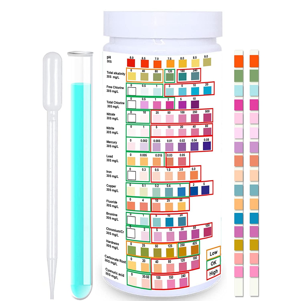 Içme suyu için su Test şeritle - Water Testing Kit incelemesi ve fiyatı