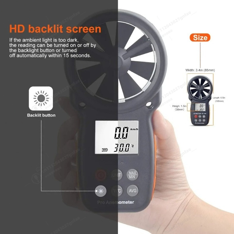 BT-100 Dijital Anemometre El T - Anemometer Wind Speed incelemesi ve fiyatı