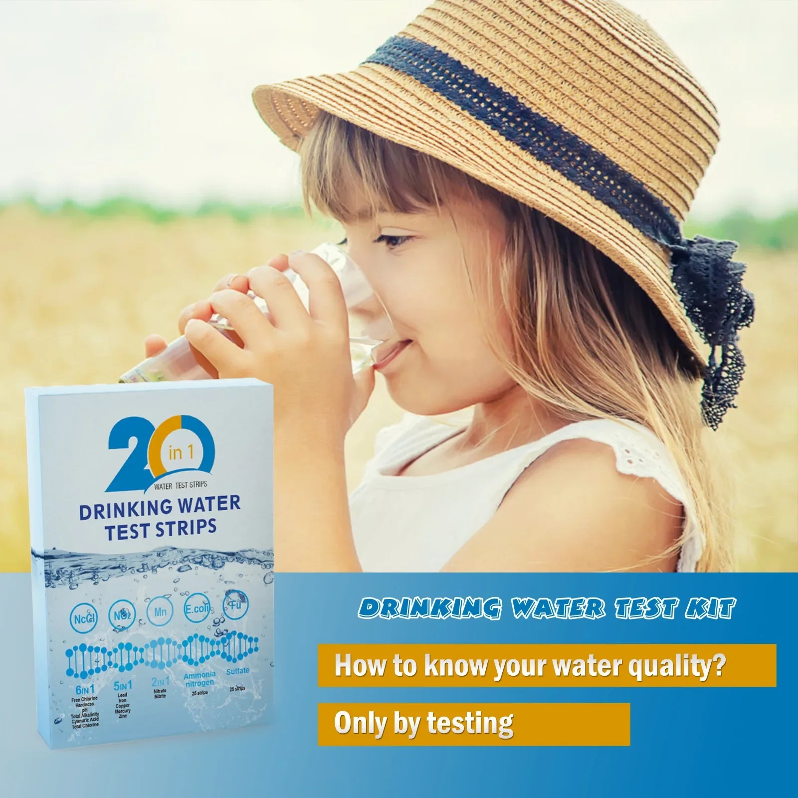 YAGO 20'si 1 Arada Su Test Şer - Water Testing Kit incelemesi ve fiyatı