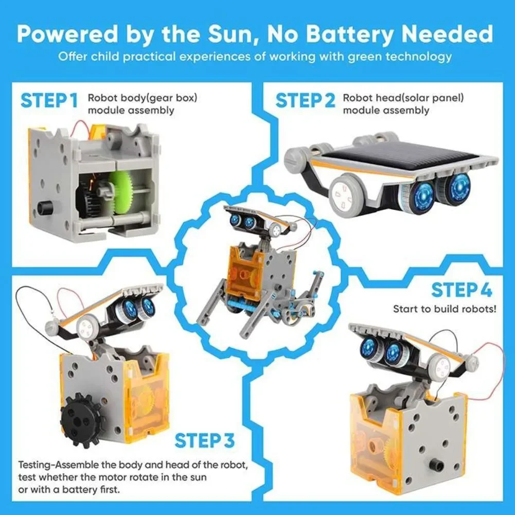 13 in 1 Güneş Enerjili Robot B - Science Robot incelemesi ve fiyatı